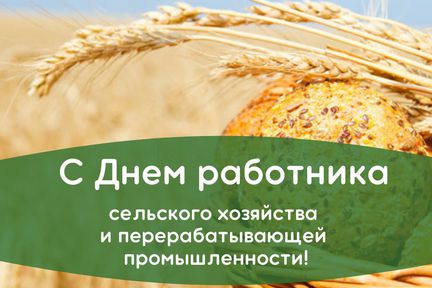 Поздравления с Днем работника сельского хозяйства и перерабатывающей промышленности